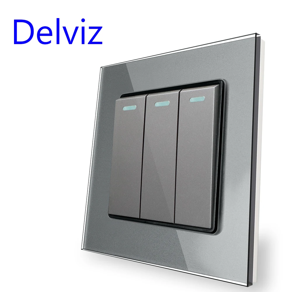 toughened glass switch, gray crystal panel 16a wall power socket, ac 110v 250v toughened glass switch, gray crystal panel 16a wall power socket, ac 110v 250v