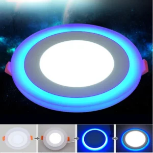 ultra thin led panel light 6w 9w 16w 24w driver included ac85 265v round recessed ceiling
