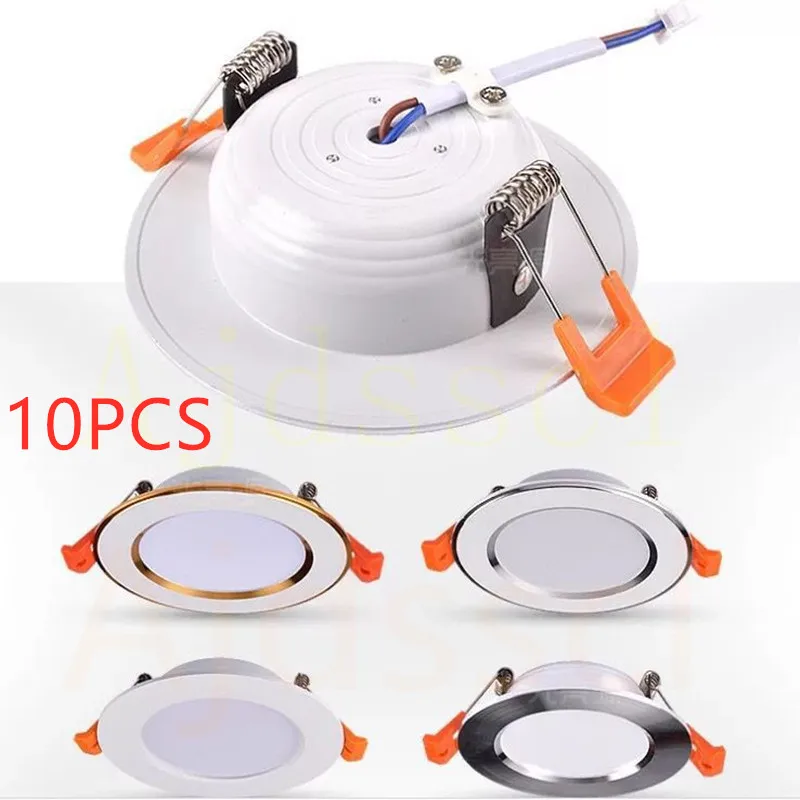 dimmable led downlight 10pcs tricolor dimming 5w 7w 9w 12w 15w spot dimmable led downlight 10pcs tricolor dimming 5w 7w 9w 12w 15w spot