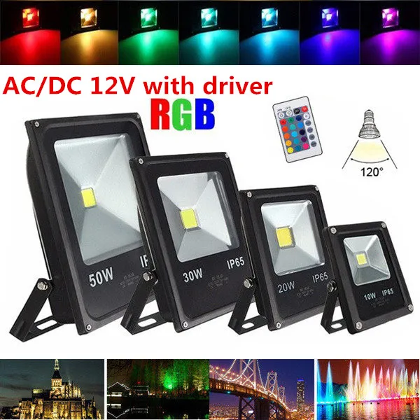 ac12v/dc12v 10w 20w 30w 50w rgb led flood light ac12v/dc12v 10w 20w 30w 50w rgb led flood light