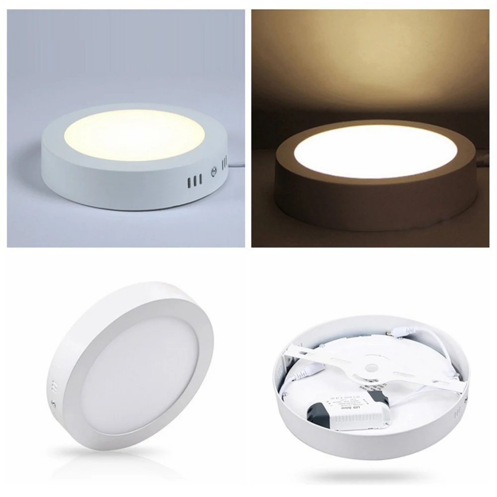 ac85 265v led panel light round/square surface mounted panel led ac85 265v led panel light round/square surface mounted panel led