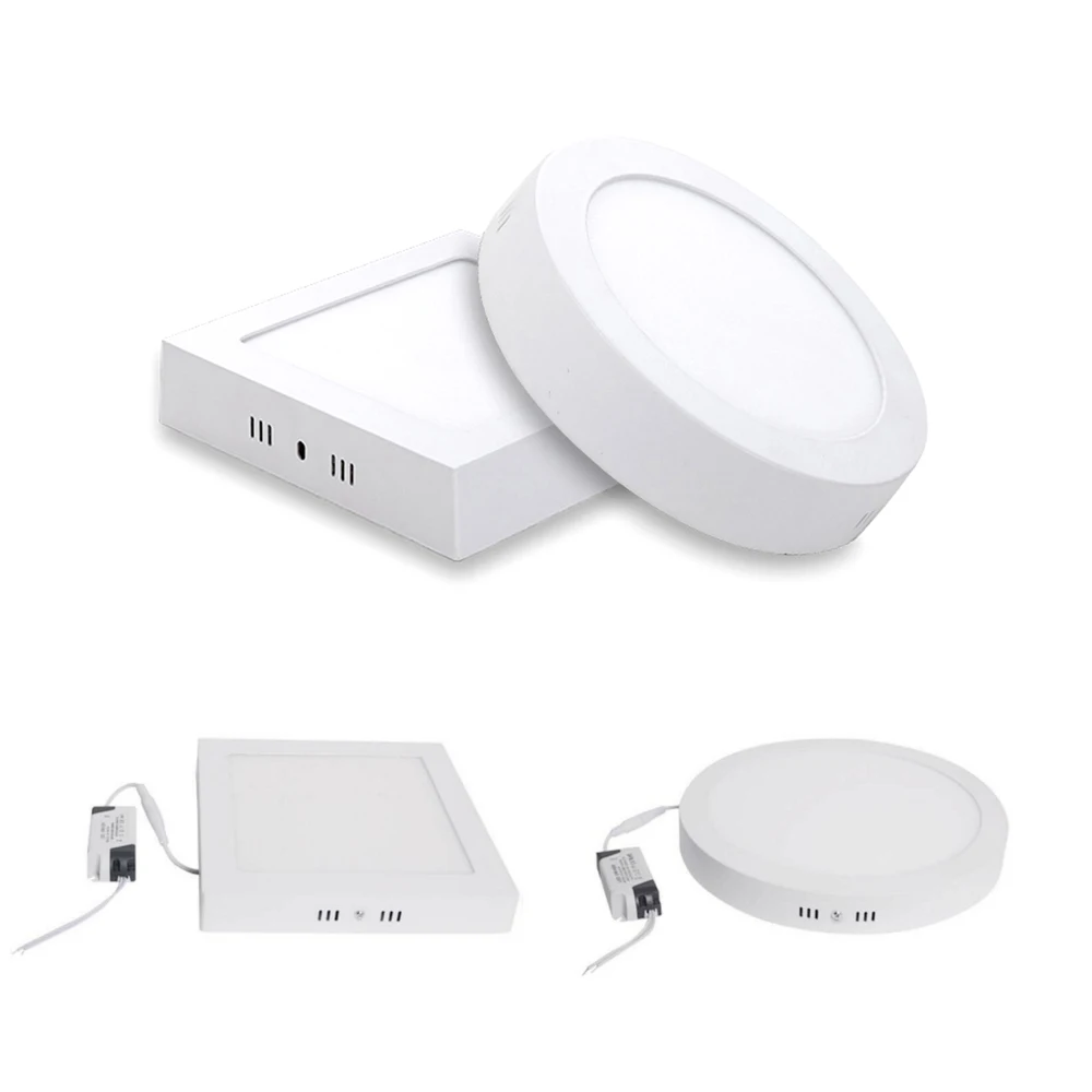 ac85 265v led panel light round/square surface mounted panel led ac85 265v led panel light round/square surface mounted panel led