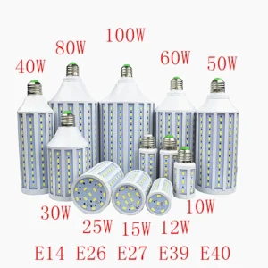 25w 30w 40w 50w 60w 80w 100w light bulb b22 e26 e27 e14 e39 e40 led lamp