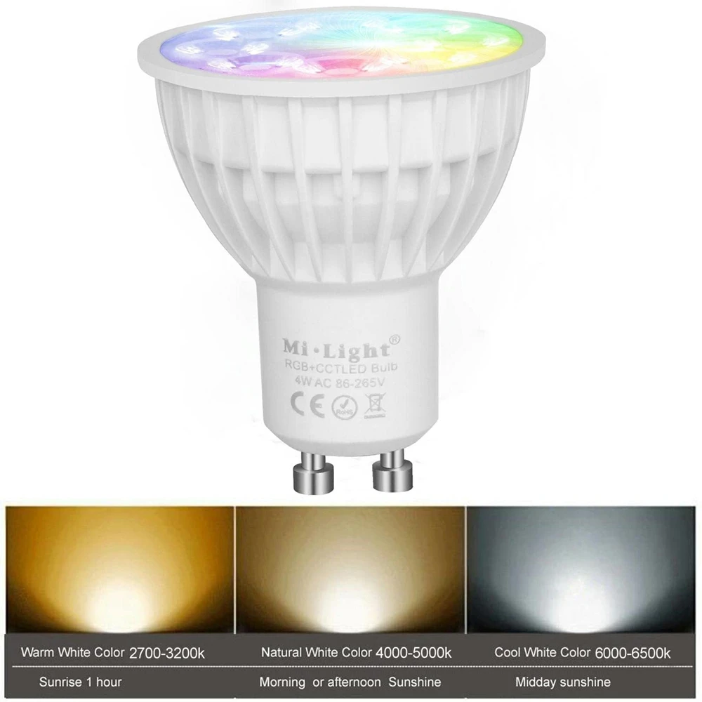 4w gu10/mr16 led bulb rgb cct (2700 6500k) lamp indoor decoration 4w gu10/mr16 led bulb rgb cct (2700 6500k) lamp indoor decoration