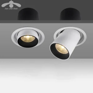 led cob downlight adjustable dimmable 5w 7w 12w rotatable clothing store bar