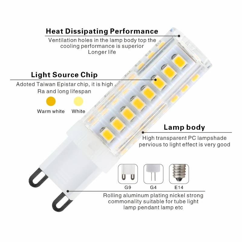 4pcs/lot g4 g9 e14 led bulb 3w 4w 5w 7w led lamp ac 220v led corn bulb 4pcs/lot g4 g9 e14 led bulb 3w 4w 5w 7w led lamp ac 220v led corn bulb