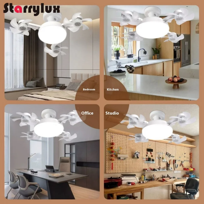 led smart silent fan light with e27 screw creative led smart silent fan light with e27 screw creative