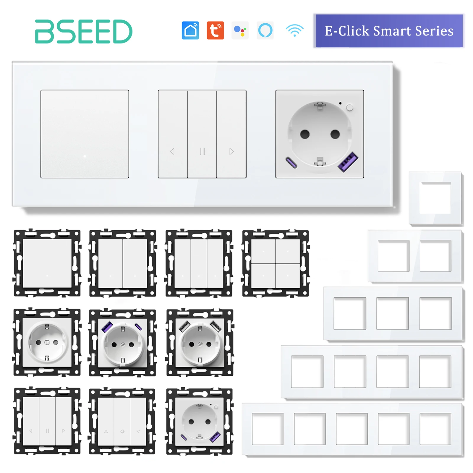 click switch function part only glass frame smart light click switch function part only glass frame smart light