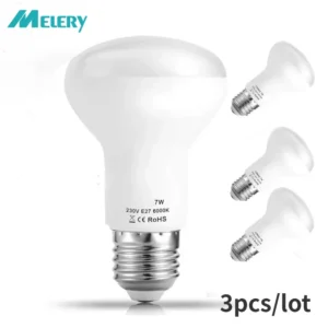 e26 e27 reflector led lights bulbs 7w lamp edison screw replace 60w