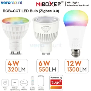 rgbcct led bulb fut105zr e27 12w