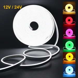 dc 12v 24v led neon strip light neon sign waterproof