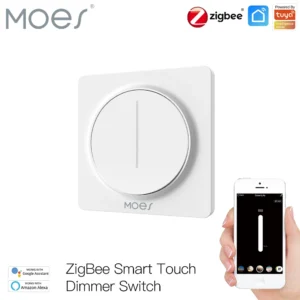 moes zigbee touch light dimmer switch