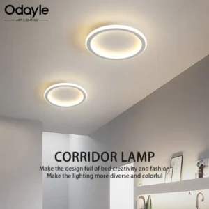 modern led ceiling light simple circular square small ceiling light