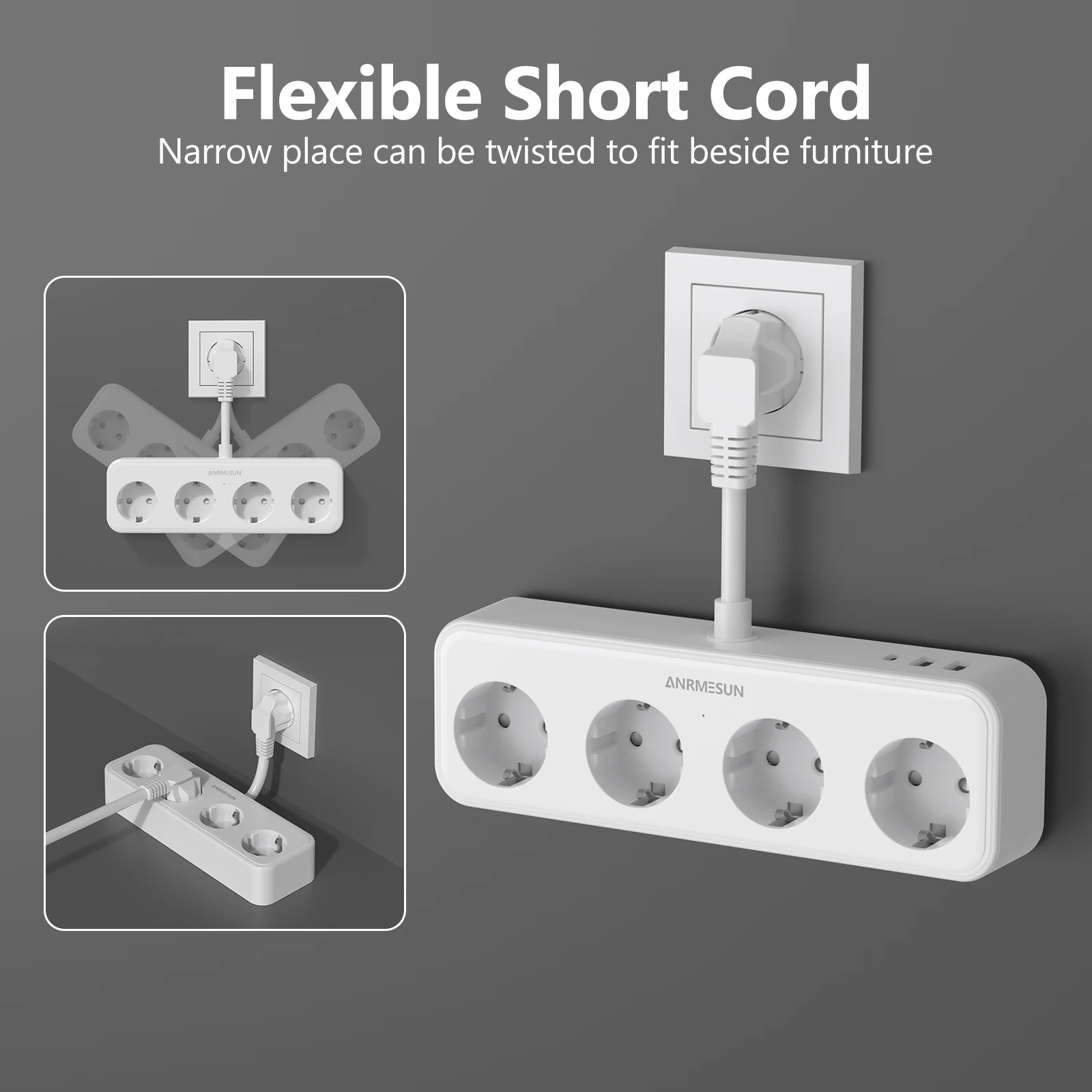 eu power strip with 2 usb a and 1 type c port 4 ac outlet fast charge electrical extension socket eu power strip with 2 usb a and 1 type c port 4 ac outlet fast charge electrical extension socket