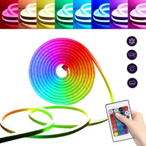 led neon light strip rgb dimming flexible and waterproof