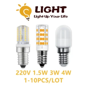1 10pc led mini small bulb silicone pc material 220v e14