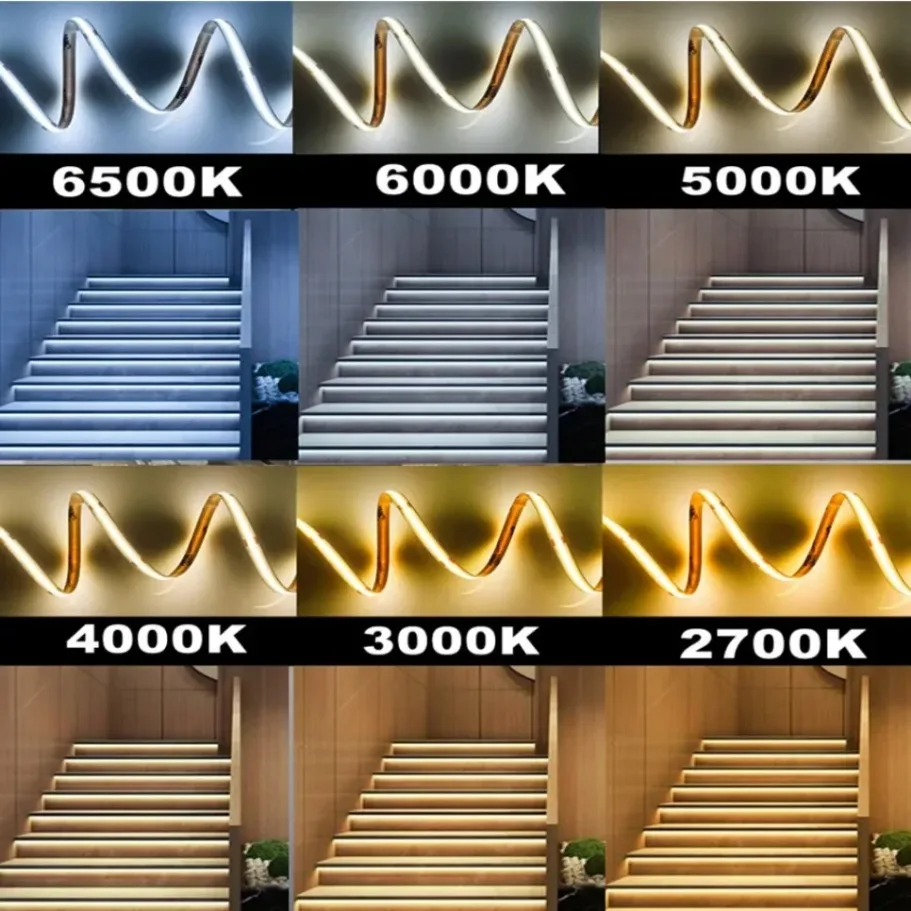 fcob cct led light strip 608 leds high density flexible fob cob 10mm fcob cct led light strip 608 leds high density flexible fob cob 10mm
