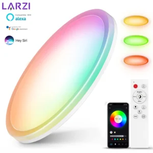 smart modern ceiling lamps 110v 220v 24w 30w rgb cct smart home led lights