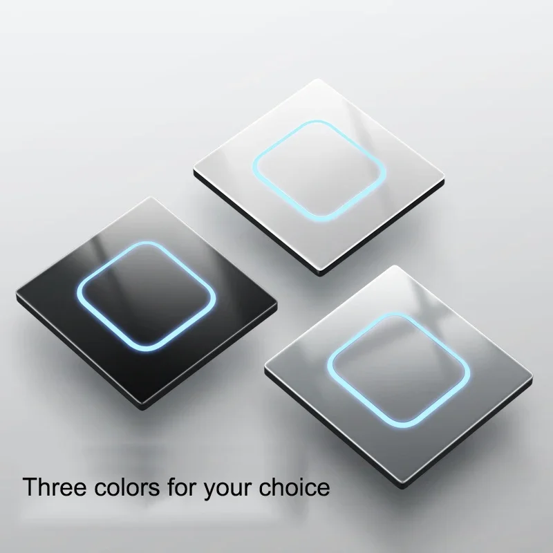 white tempered glass large aperture led switch 1 2 3 4 gang 1 2 white tempered glass large aperture led switch 1 2 3 4 gang 1 2