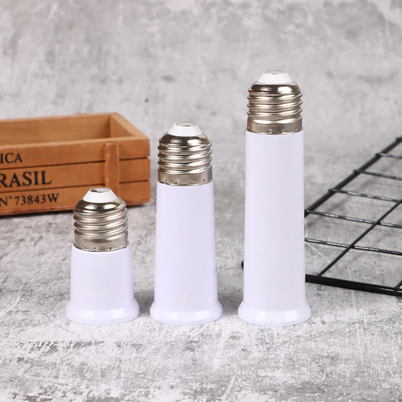 1pc 65mm 95mm 120mm e27 to e27 extender lamp holder base bulb 1pc 65mm 95mm 120mm e27 to e27 extender lamp holder base bulb