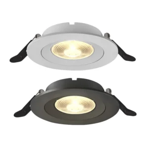 trimless round cob led downlights high end recessed ceiling spot lights
