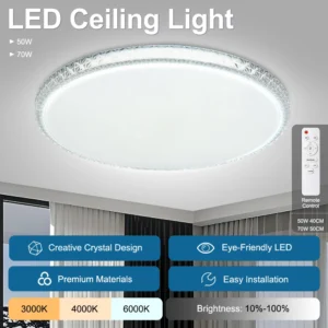 ceiling light with remote control 220v ceiling lamp