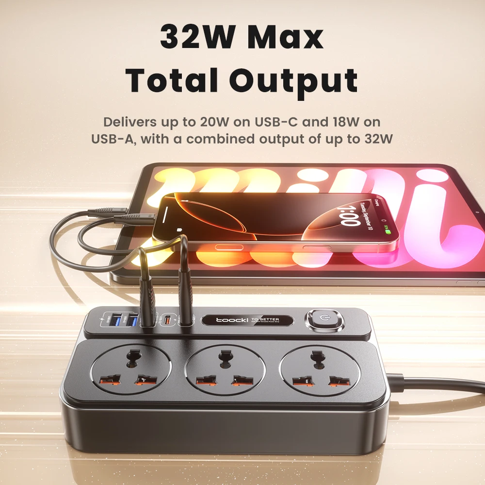8 in 1 32w gan power strip 2500w max universal 3ac outlet socket charger eu uk us plug adapter 8 in 1 32w gan power strip 2500w max universal 3ac outlet socket charger eu uk us plug adapter