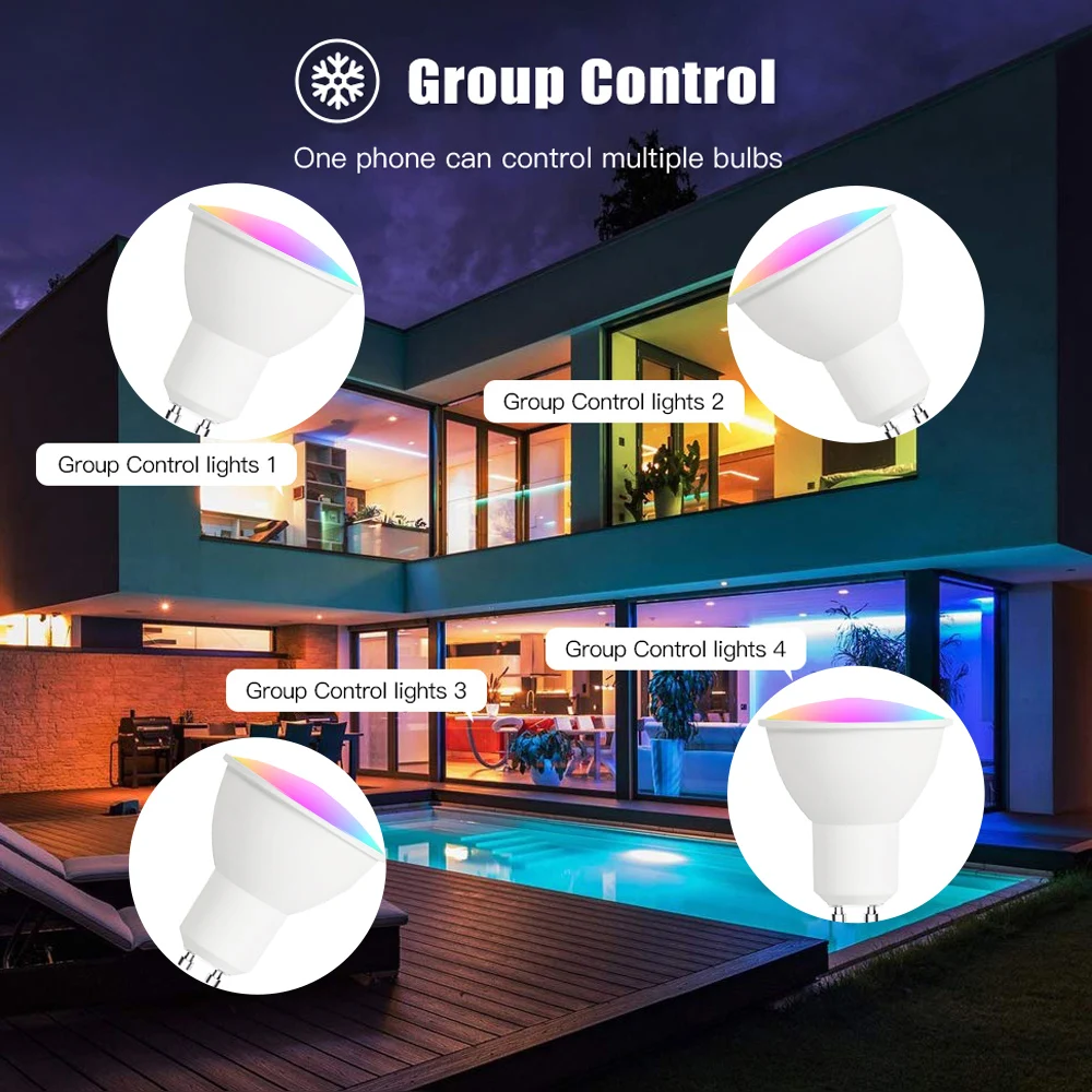 gu10 smart zigbee wifi led light bulbs 5w gu10 rgb gu10 smart zigbee wifi led light bulbs 5w gu10 rgb