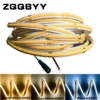 COB LED Strip Lights DC12V 24V 320LEDs/M High Density Flexible LED Tape