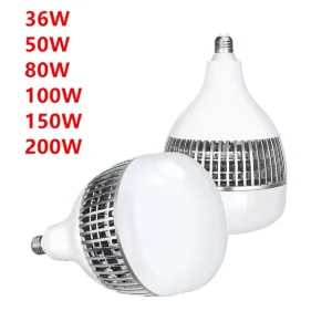 30w 50w 100w 150w 200w lighting for home industrial garage lamp e26 e27 e39 e40 led bulb