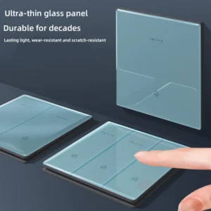 wall lamp switch panel tempered glass