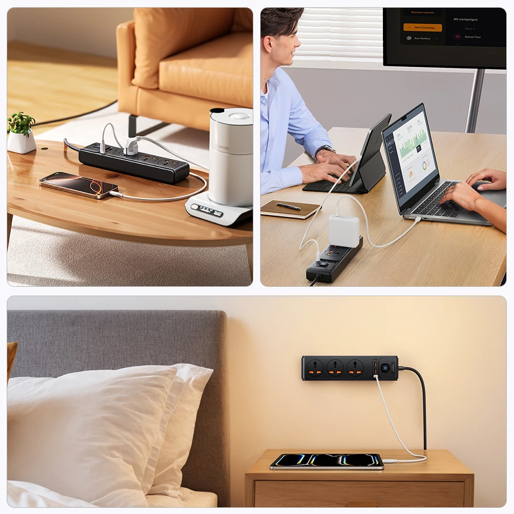 pd20w gan versatile power strip 2500w max universal 3ac outlet pd20w gan versatile power strip 2500w max universal 3ac outlet