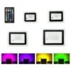 LED RGB Flood Light 100W 50W 20W AC220V IP68 Waterproof