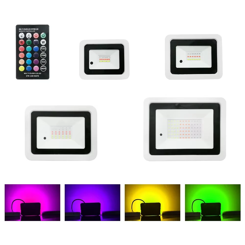 led rgb flood light 100w 50w 20w ac220v ip68 waterproof led rgb flood light 100w 50w 20w ac220v ip68 waterproof