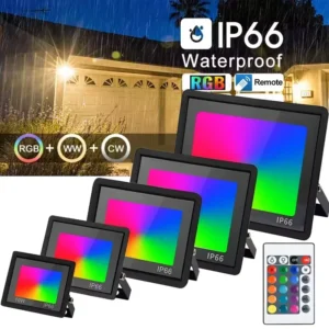 rgb led floodlight reflector outdoor lighting ac220v
