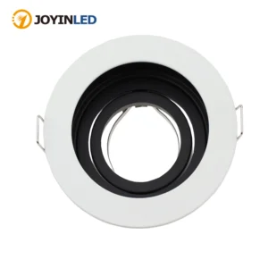 1/10pcs gu10 recessed ceiling spotlight aluminum lamp frames adjustable