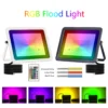 Led RGB Flood Light 20W 30W 50W 100W IP68 Outdoor Floodlight