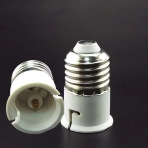 e27 to b22 base led light lamp bulb fireproof material power holder