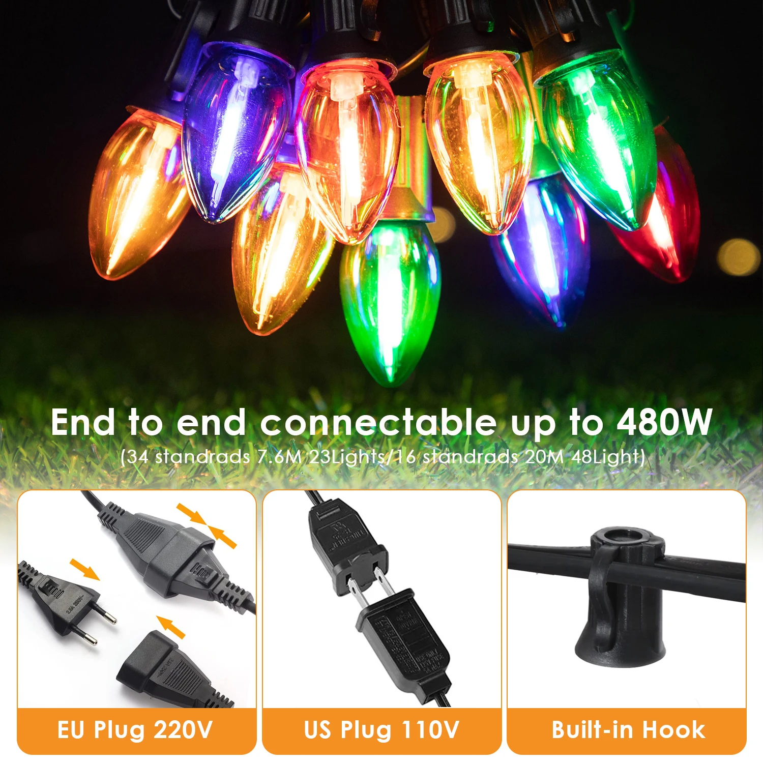 christmas outdoor string lights 25ft 65ft plastic c7 colored shatterproof christmas outdoor string lights 25ft 65ft plastic c7 colored shatterproof