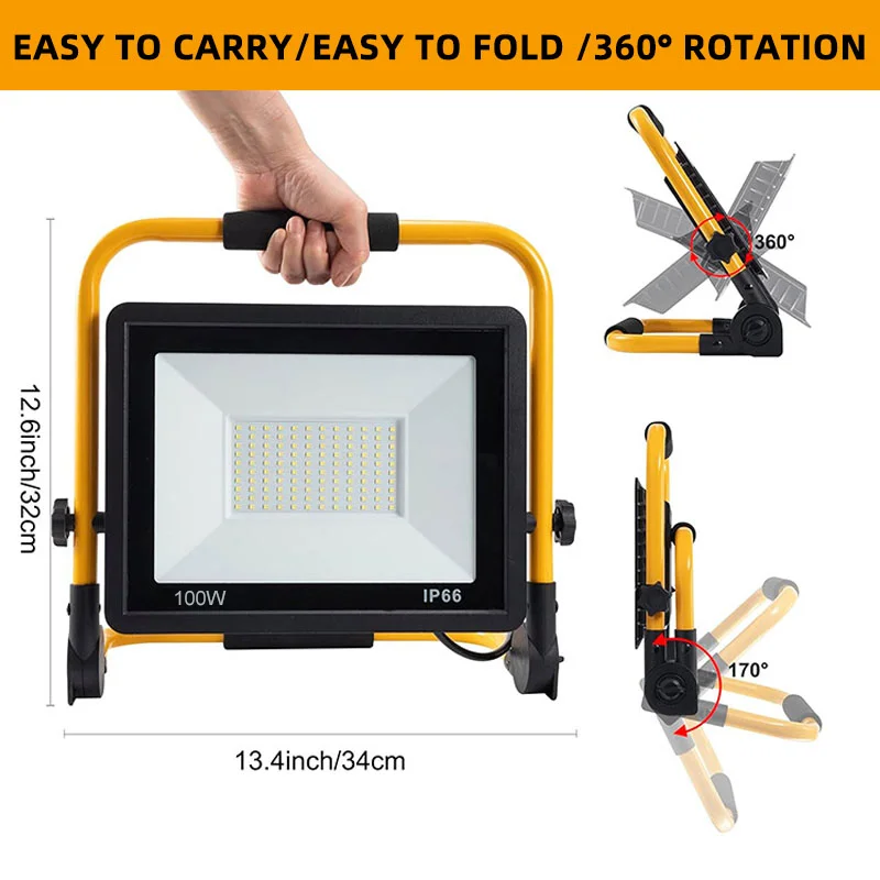 portable work light with 10ft cord led floodlight portable work light with 10ft cord led floodlight