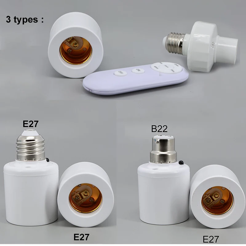 3 types radar or wireless e27 to b22 e27 remote control light bulb 3 types radar or wireless e27 to b22 e27 remote control light bulb