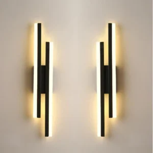 led bedroom wall lamp wall sconces copper line pipe