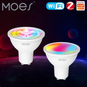 gu10 wifi smart led bulbs rgb c+w white dimmable lamps