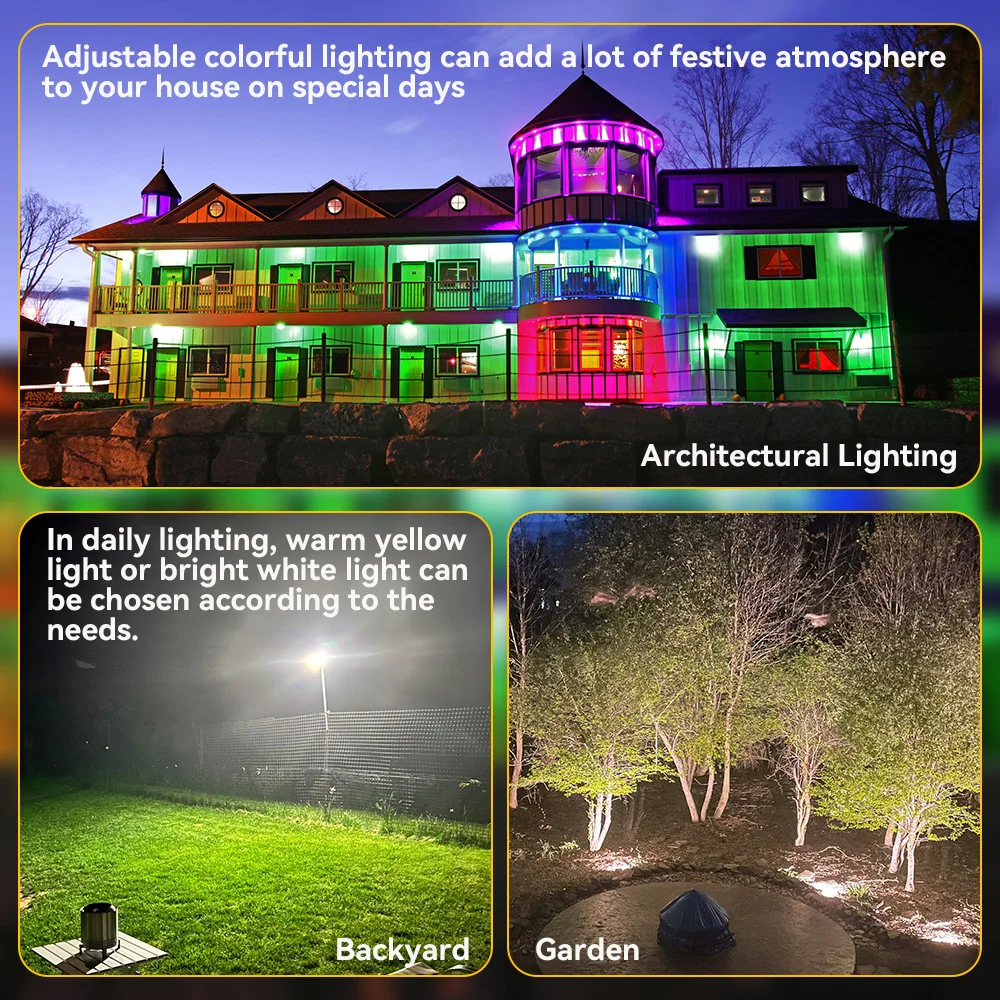 rgb floodlight smart app control led garden spotlight ip66 rgb floodlight smart app control led garden spotlight ip66