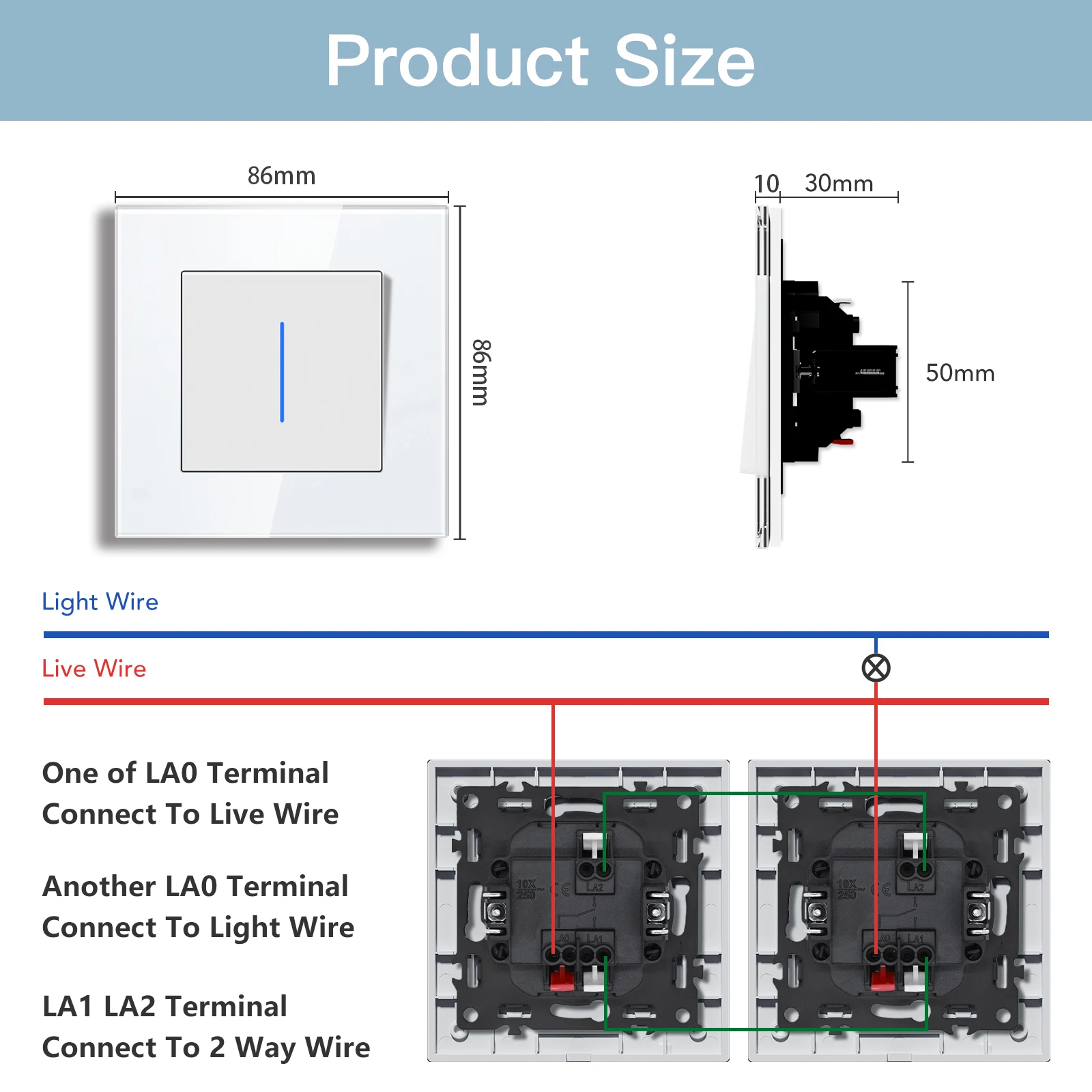 e series mechanical button switch 1/2gang 2way wall light switch e series mechanical button switch 1/2gang 2way wall light switch
