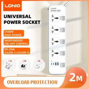 extension multiple universal ruler outlet uk us eu plug 2m electric extension board