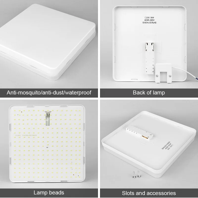 modern square led ceiling light 36 48w flush mount ceiling lamp 3000k 6000k modern square led ceiling light 36 48w flush mount ceiling lamp 3000k 6000k