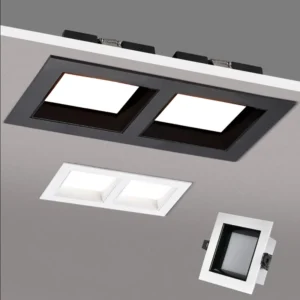 ultra thin recessed square anti glare led downlights 36w 7w