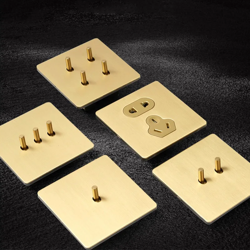 wall lamp toggle retro switch panel 1 4 gang2way eu matte gold brushed stainless steel antique switch wall lamp toggle retro switch panel 1 4 gang2way eu matte gold brushed stainless steel antique switch