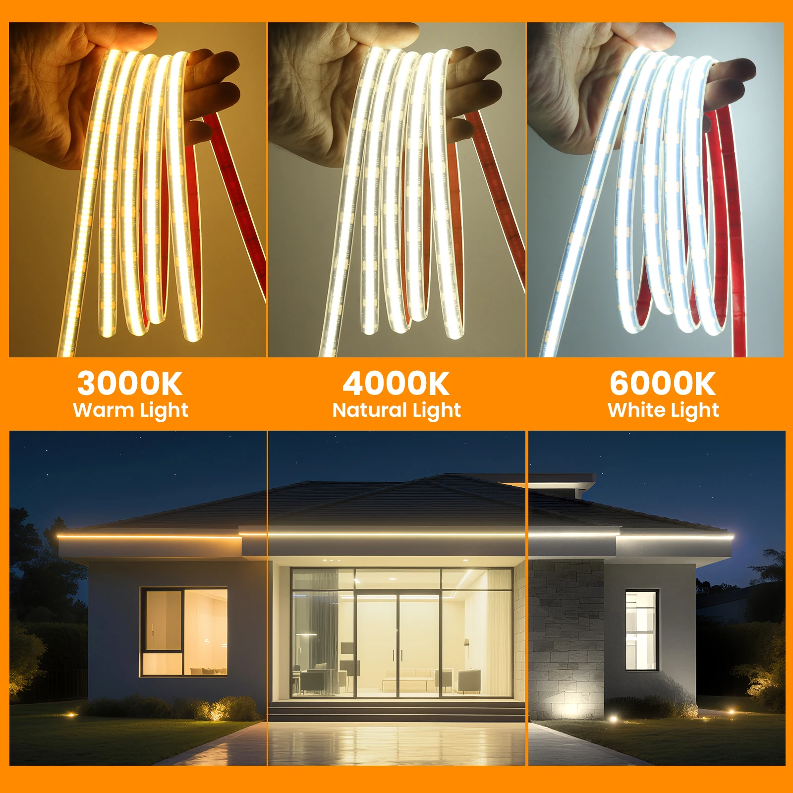 12v 24v cob led strip light dc 320leds/m high density flexible ip68 waterproof outdoor cob 12v 24v cob led strip light dc 320leds/m high density flexible ip68 waterproof outdoor cob